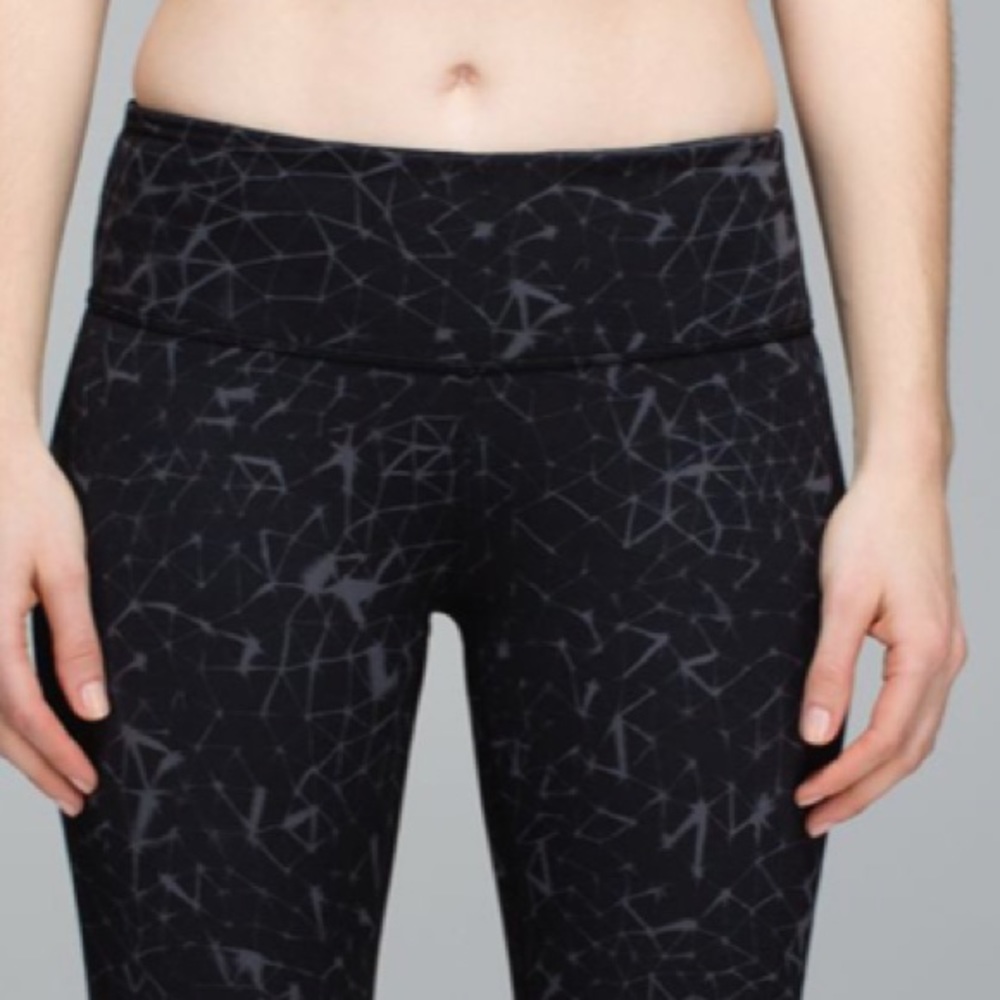 Lululemon Wunder Under Crop II *Full-On Luon sz4